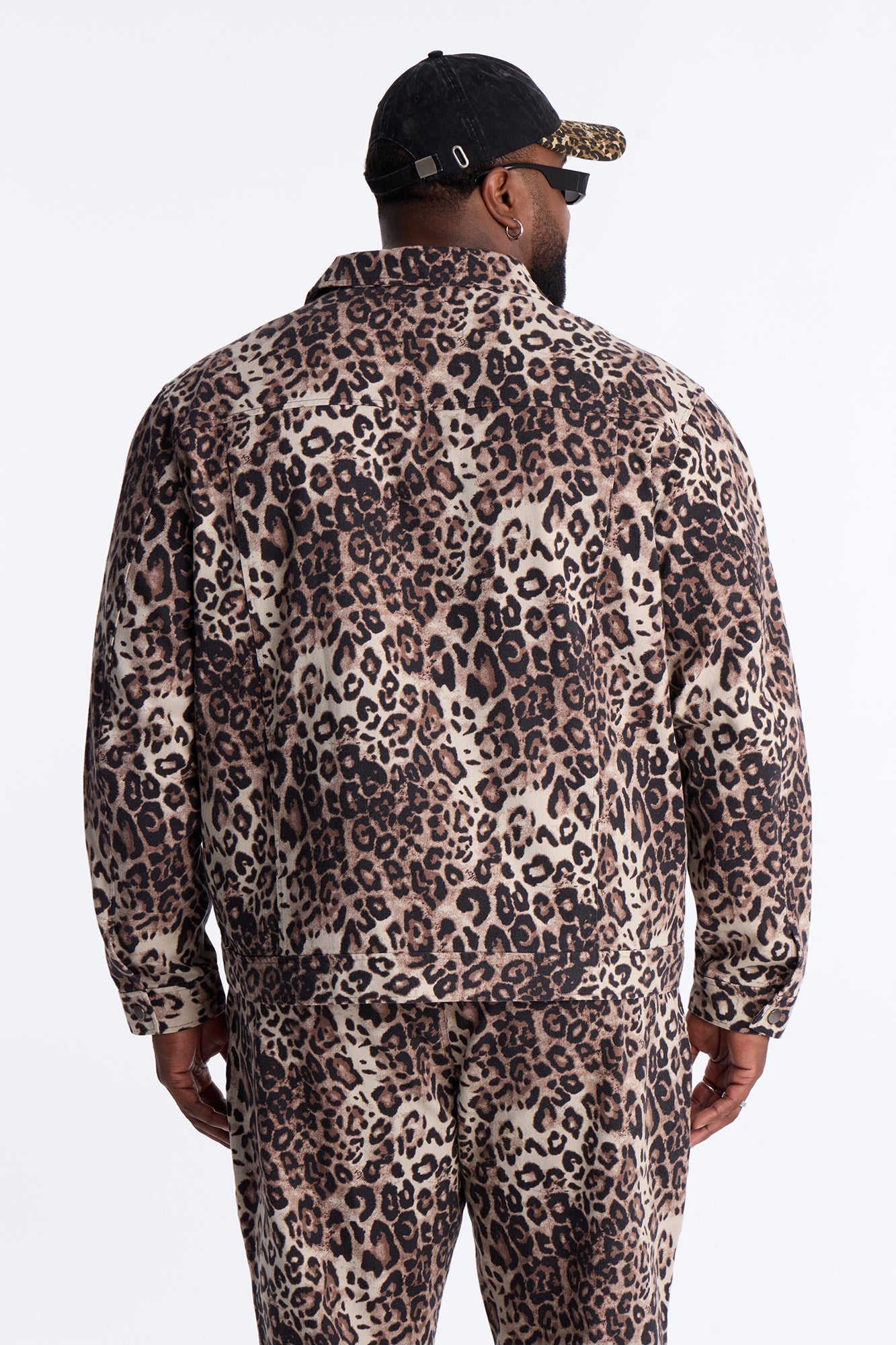 Marcy Wild Leopard Print Trucker Jacket - Brown Fashion Nova