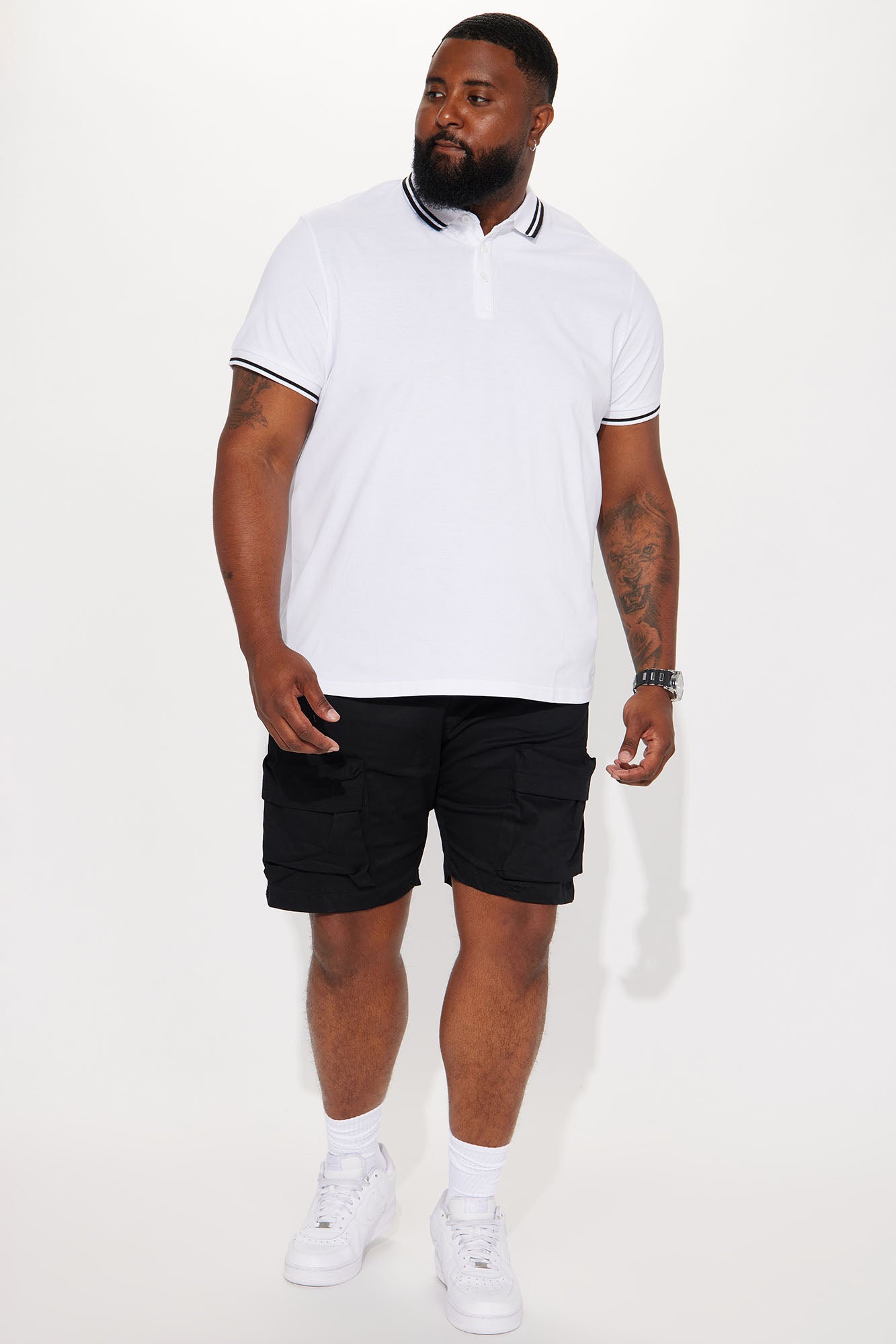 Wilson Short Sleeve Polo - White Fashion Nova