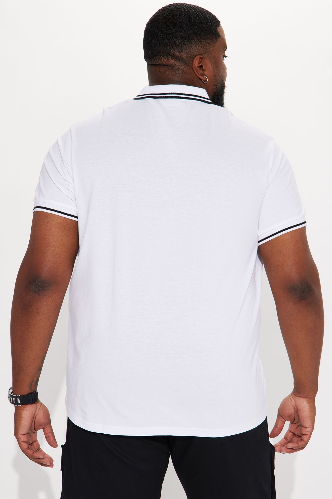 Wilson Short Sleeve Polo - White Fashion Nova