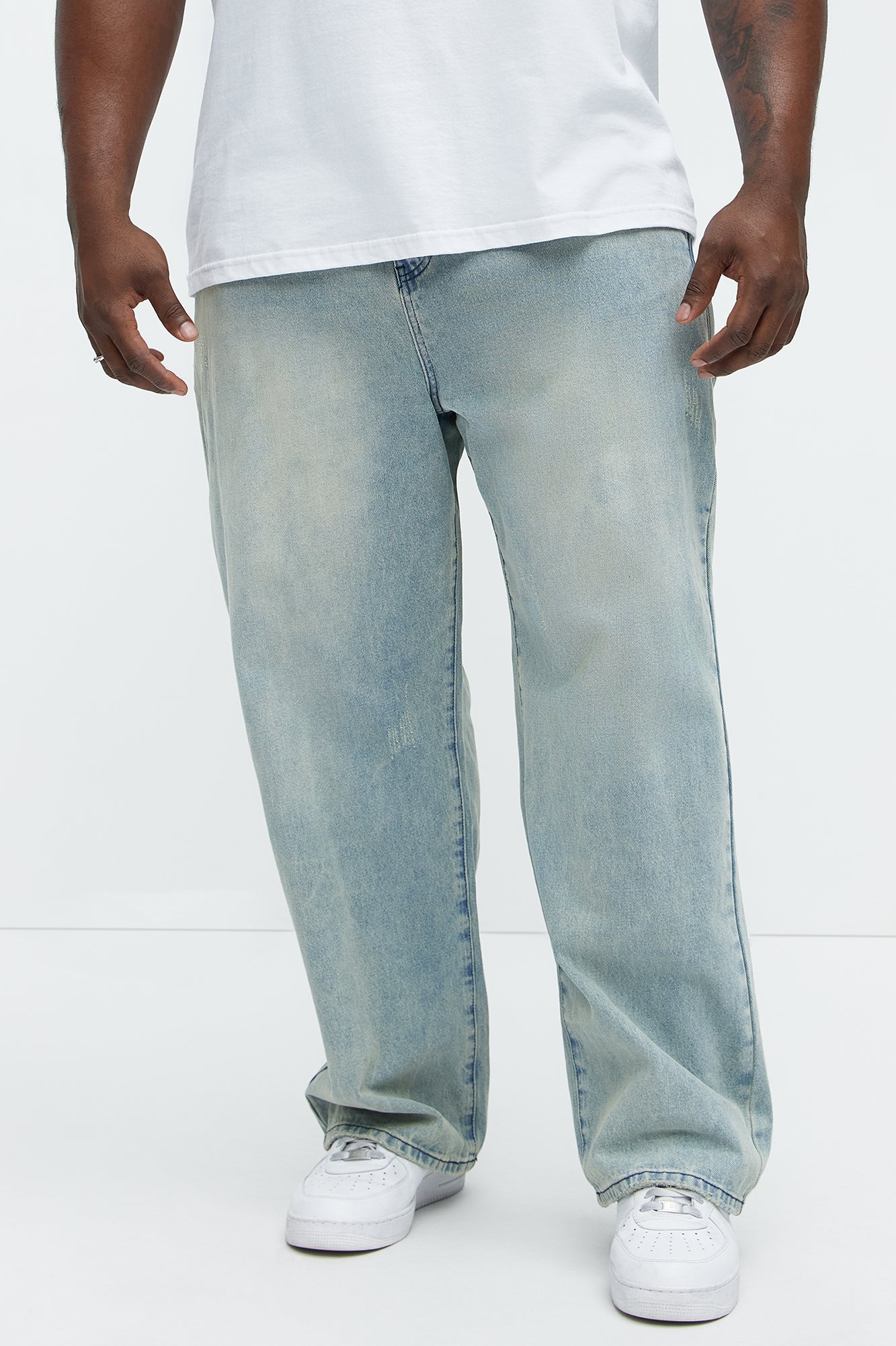 Run It By Baggy Jeans - Light Blue Wash Fashion Nova