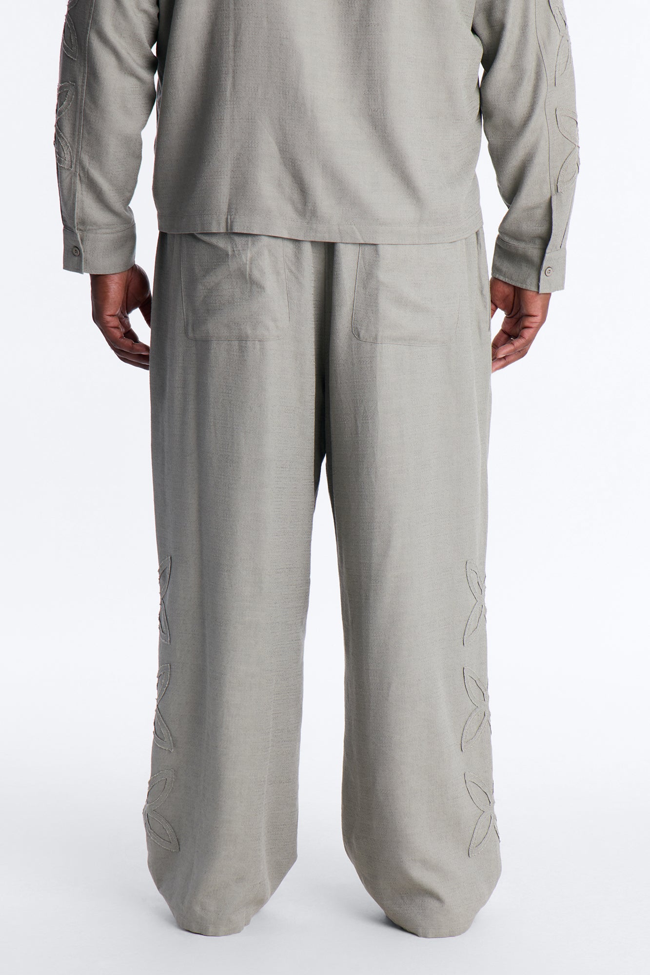 Wide Leg Tropical Fearless Pant - Sage Fashion Nova