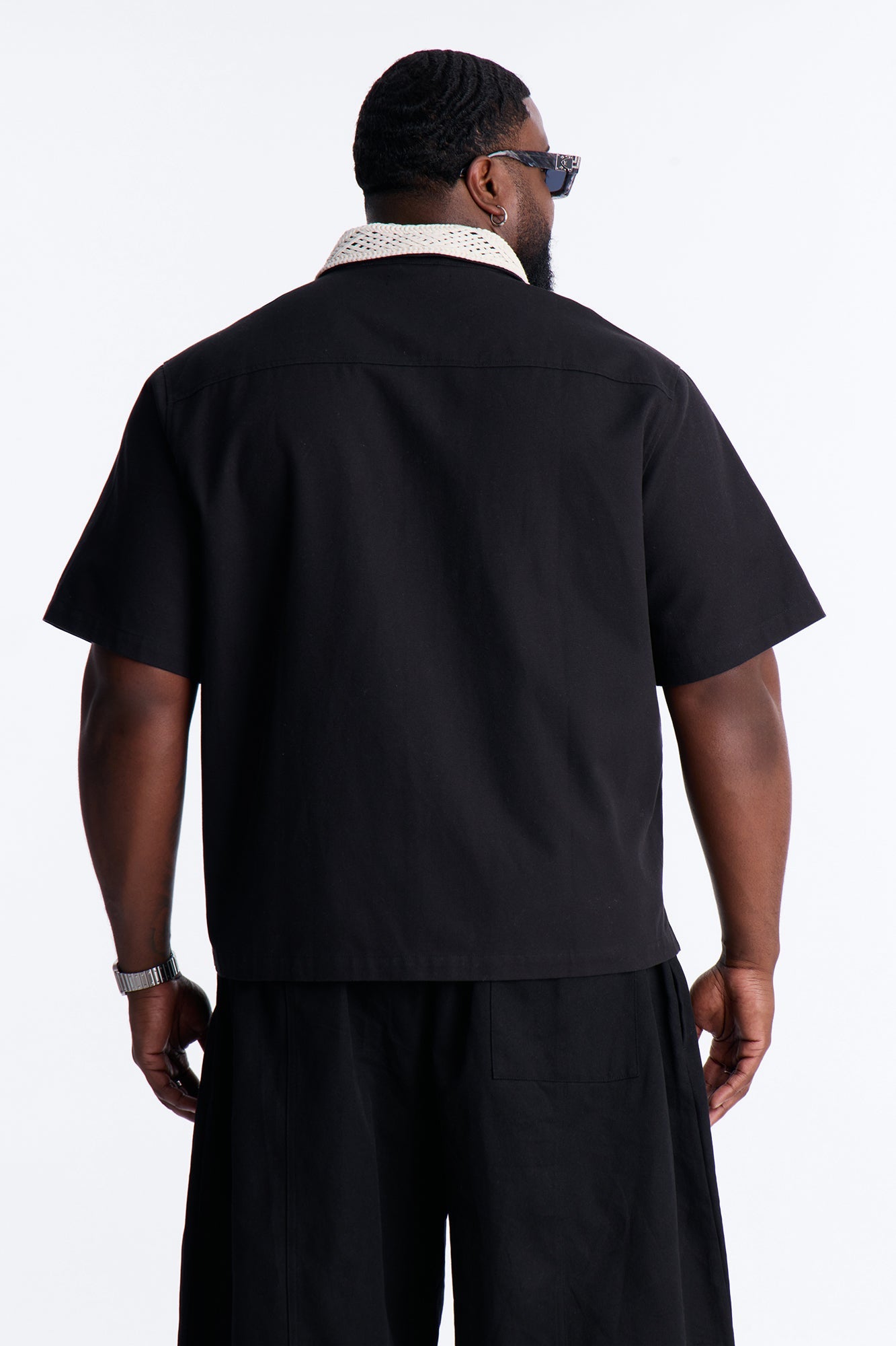 Relaxed Wild Desert Dreams Button Up Shirt - Black Fashion Nova