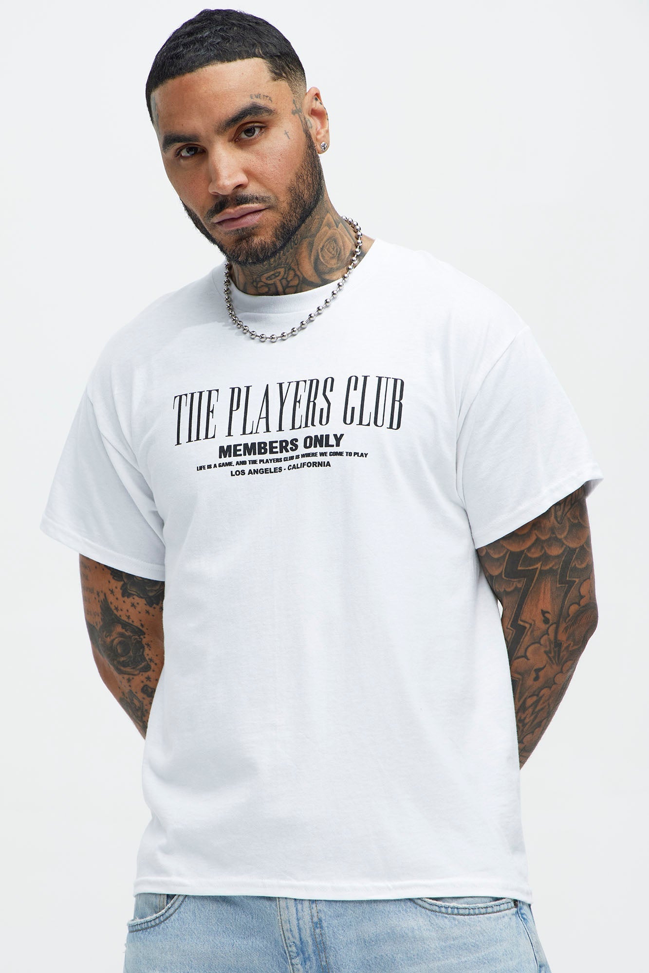 Life Is A Game Short Sleeve Tee - White Fashion Nova
