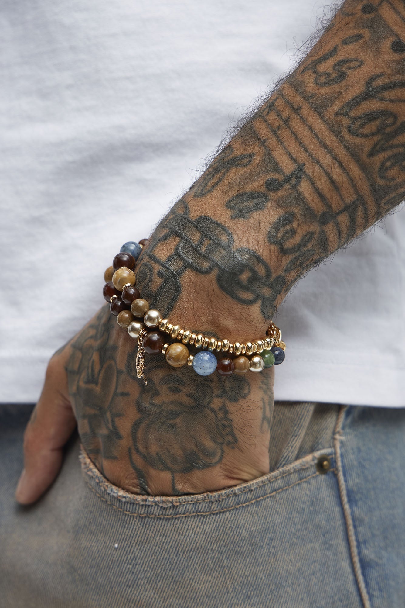 Downing Stacked Bracelet Set - Multi Color Fashion Nova