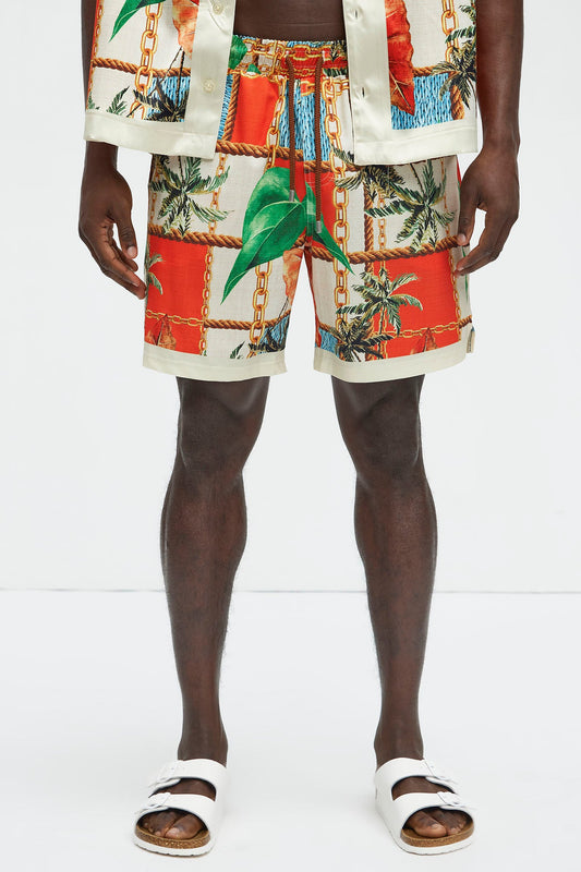 Summer Away Swim Classic Trunk - Multi Color Fashion Nova
