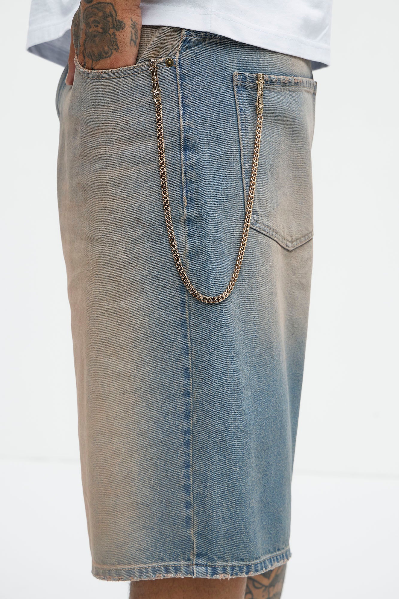 Southbank Pant Chain - Gold Fashion Nova