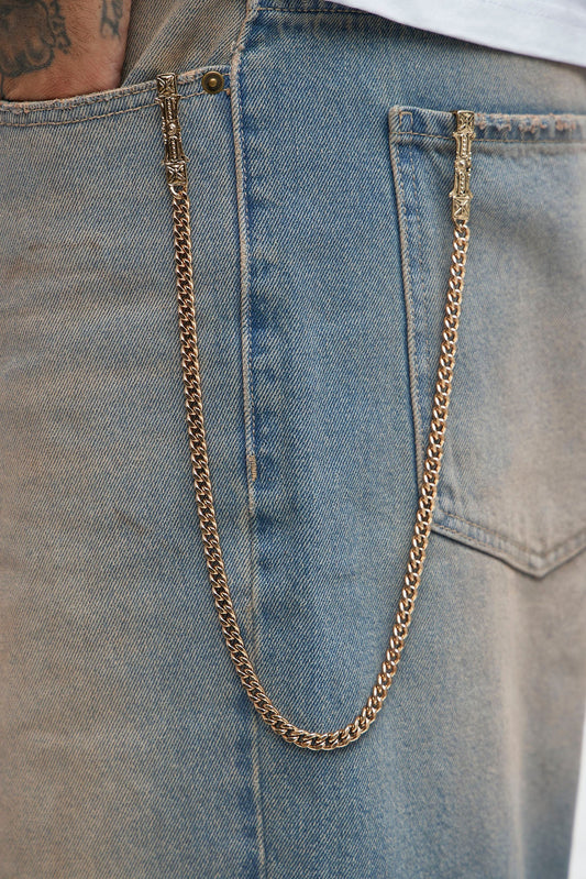 Southbank Pant Chain - Gold Fashion Nova