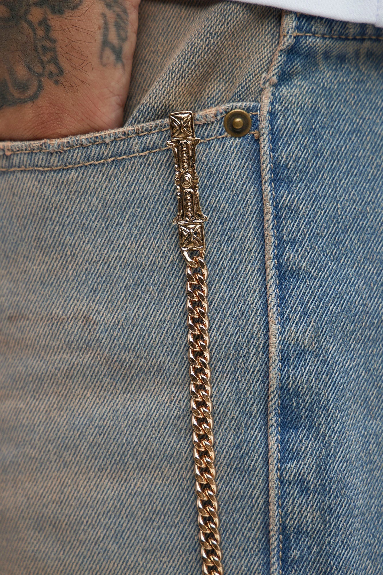 Southbank Pant Chain - Gold Fashion Nova