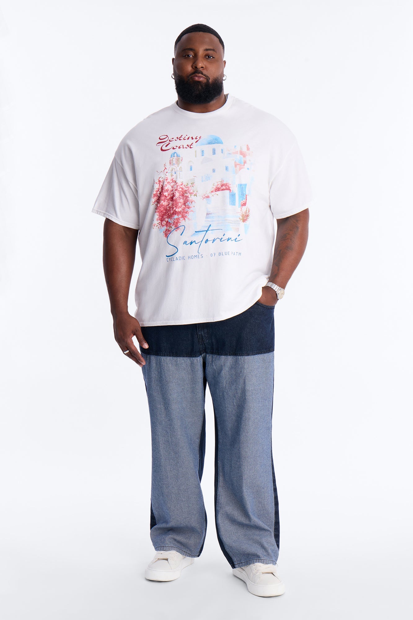 Destiny Coast Oversized Short Sleeve Tee - White Fashion Nova