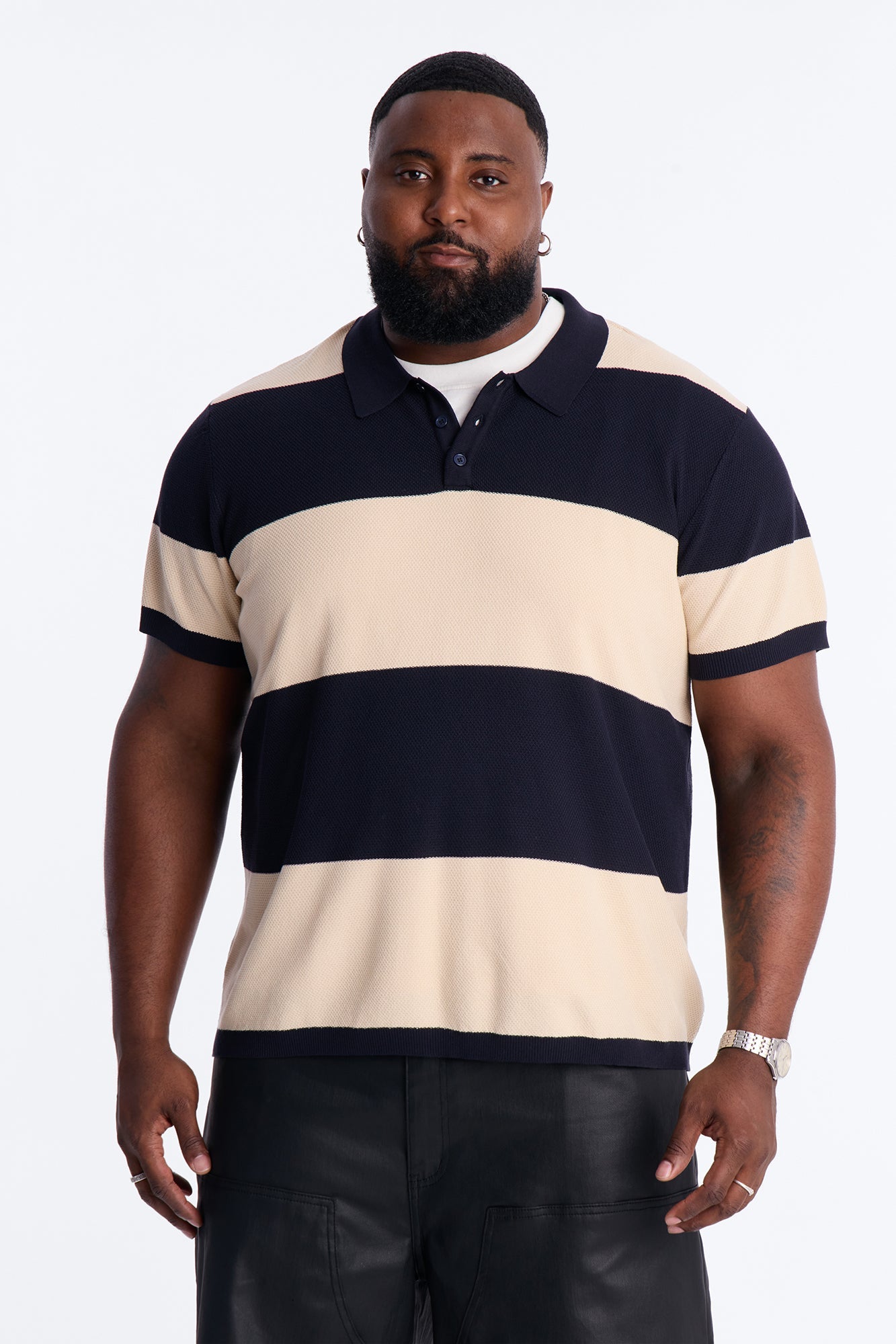 Dapper Dean Polo - Navy Fashion Nova