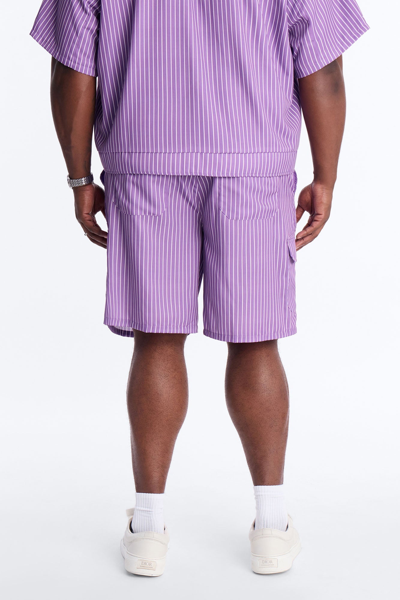 Relaxed Desert Dunes Cargo Short - Purple Fashion Nova
