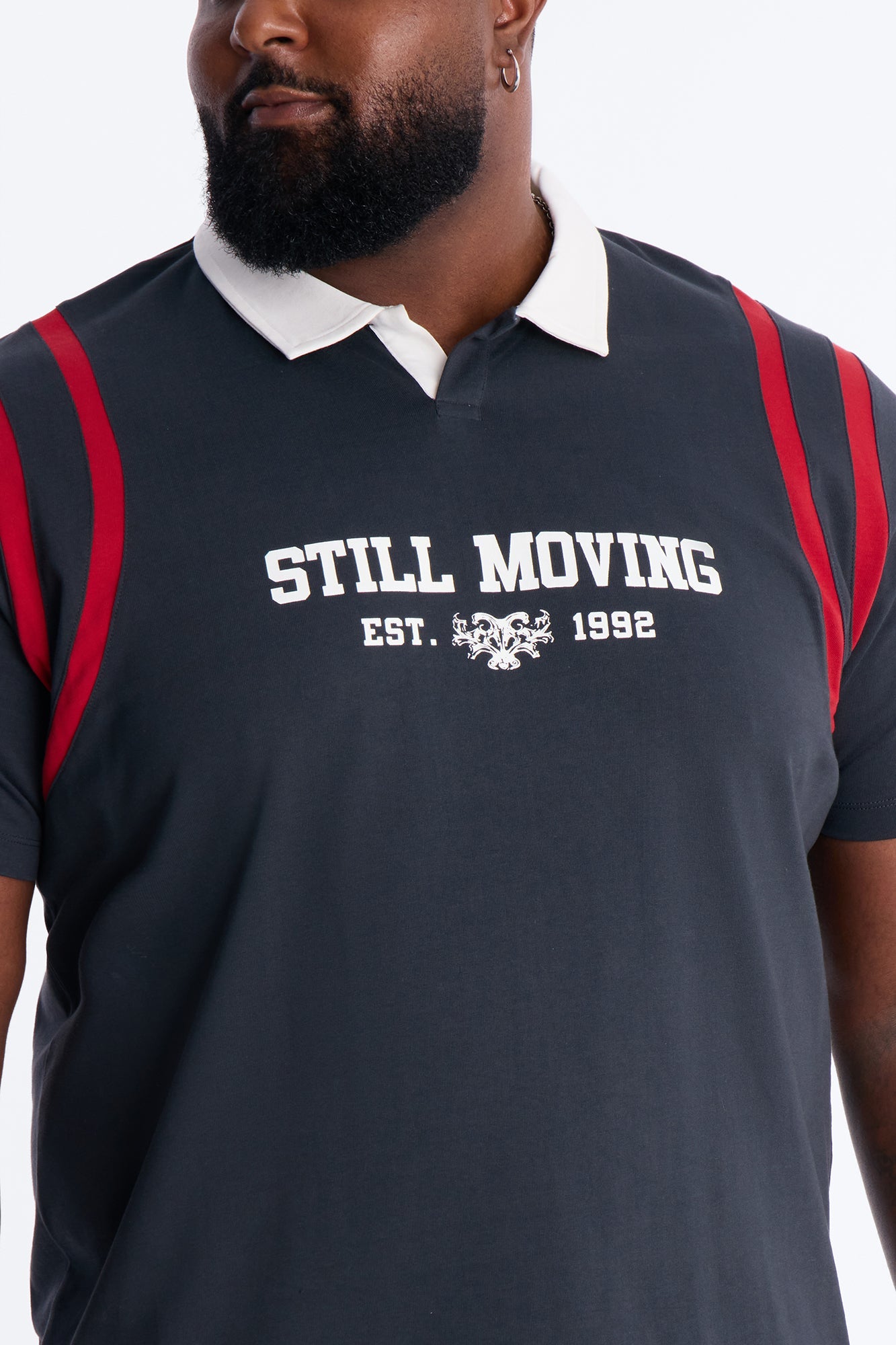 Relaxed Still Moving Polo - Black Fashion Nova