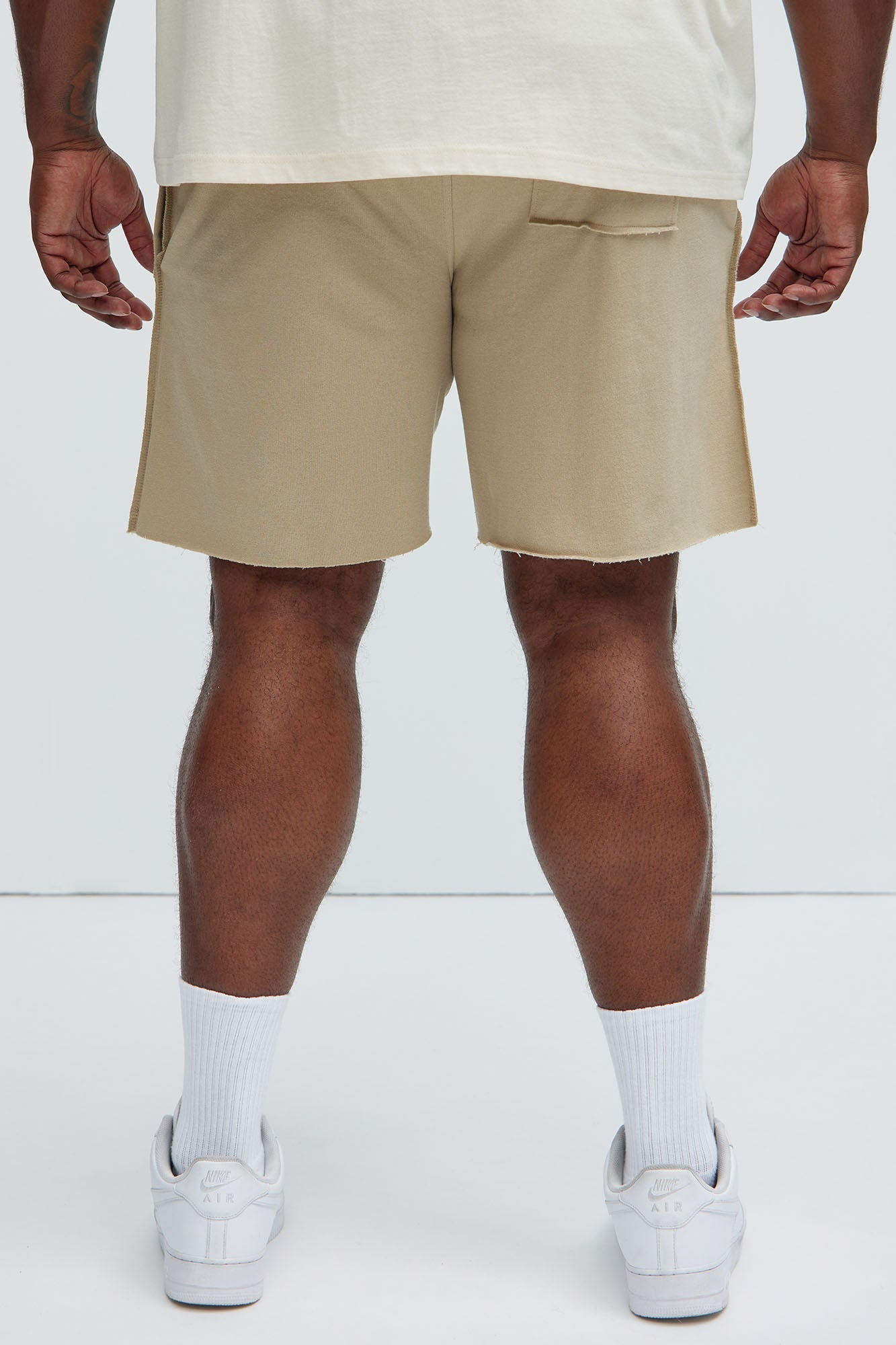 Art Dept Sweatshorts - Khaki Fashion Nova