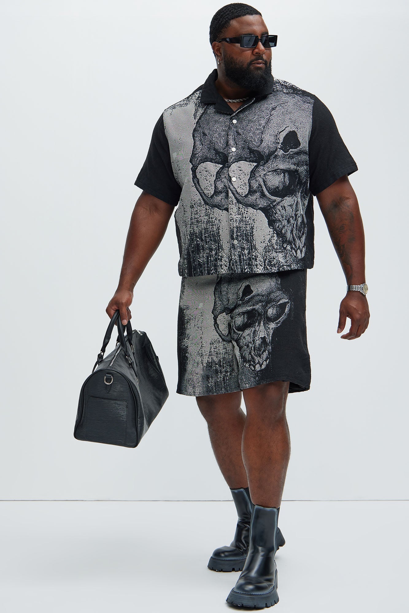 Azrael Tapestry Shirt - Multi Color Fashion Nova