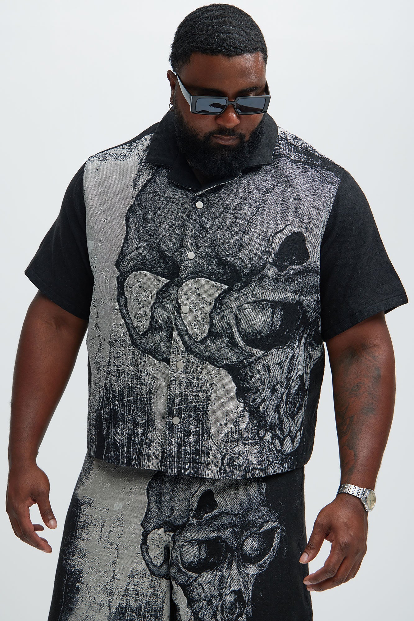 Azrael Tapestry Shirt - Multi Color Fashion Nova