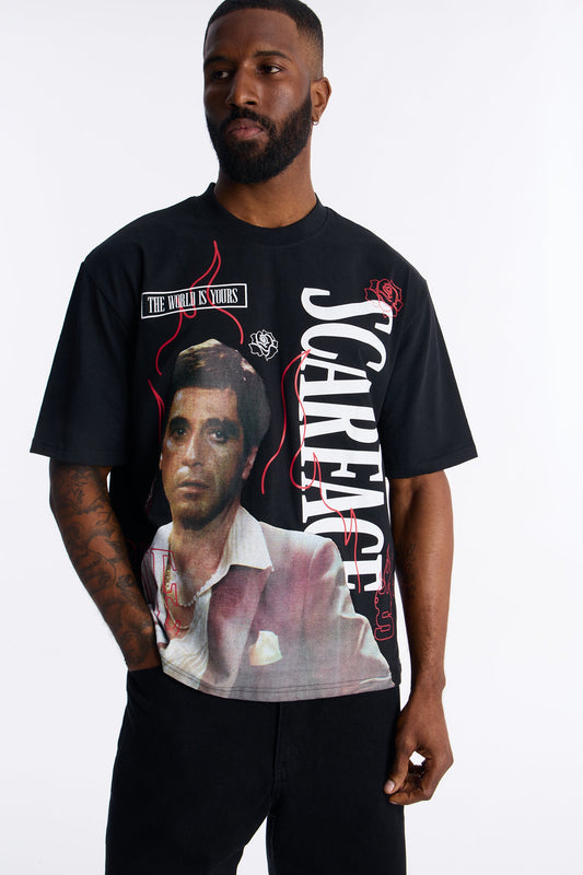 Scarface Always Tell The Truth Short Sleeve Tee - Black Fashion Nova