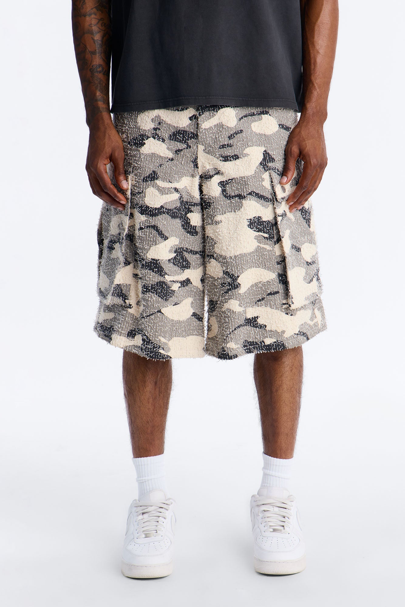 Baggy Camo Revolution Short - Camouflage Fashion Nova
