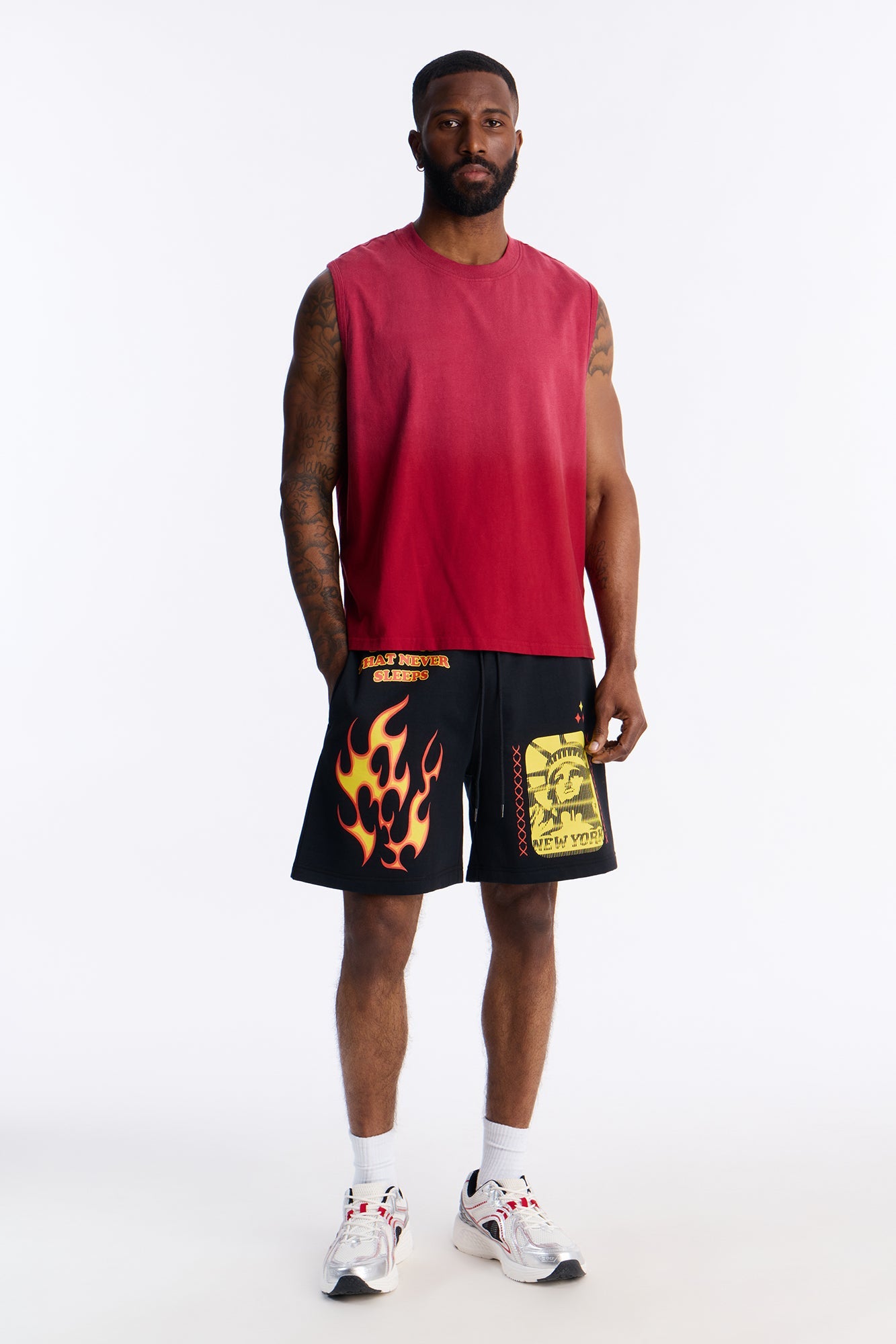 The City That Never Sleeps NYC Sweatshorts - Black Fashion Nova