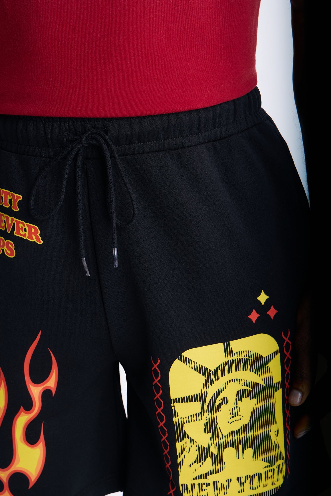 The City That Never Sleeps NYC Sweatshorts - Black Fashion Nova