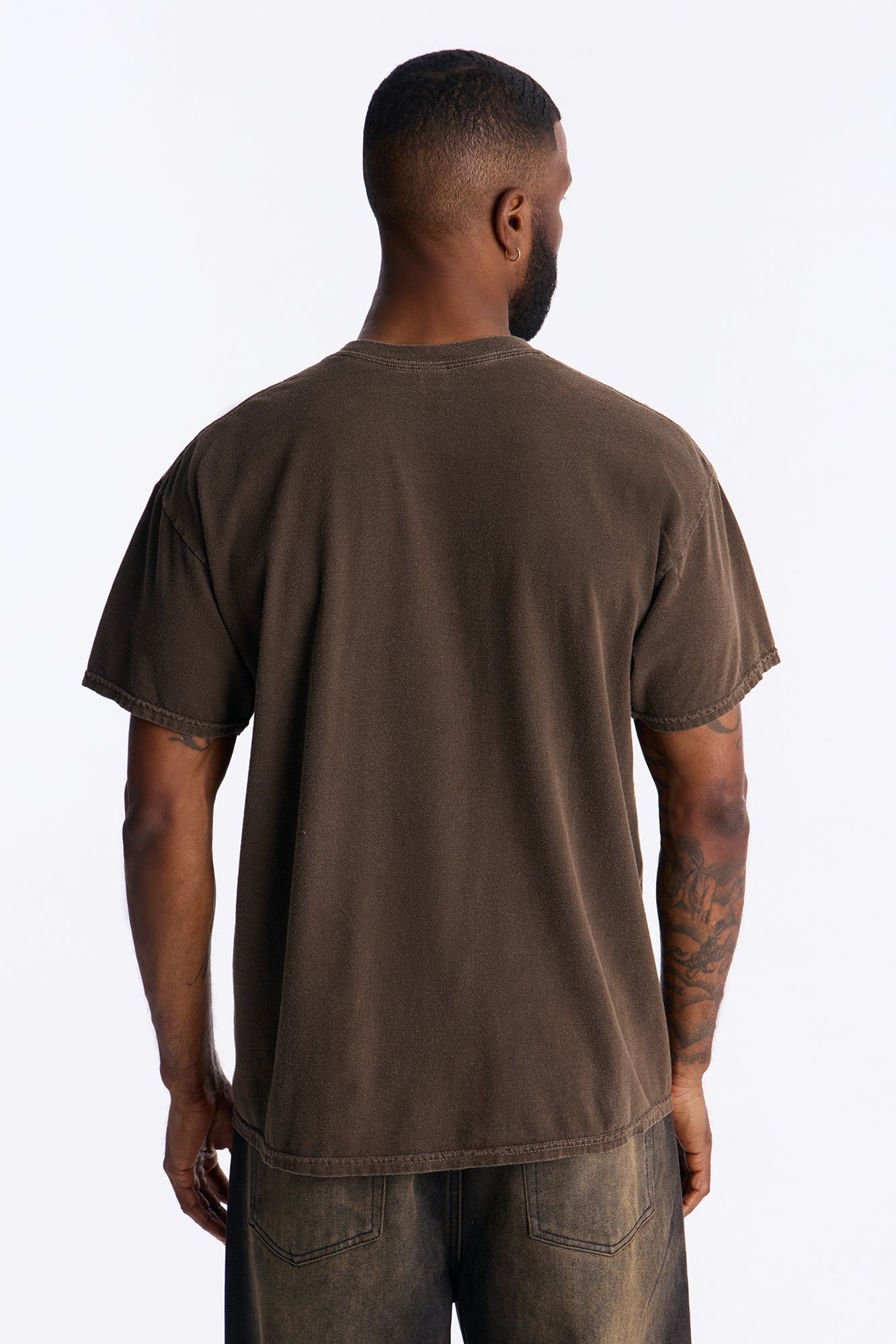 Phoenix Desert Paradise Oversized Short Sleeve Tee - Chocolate Fashion Nova