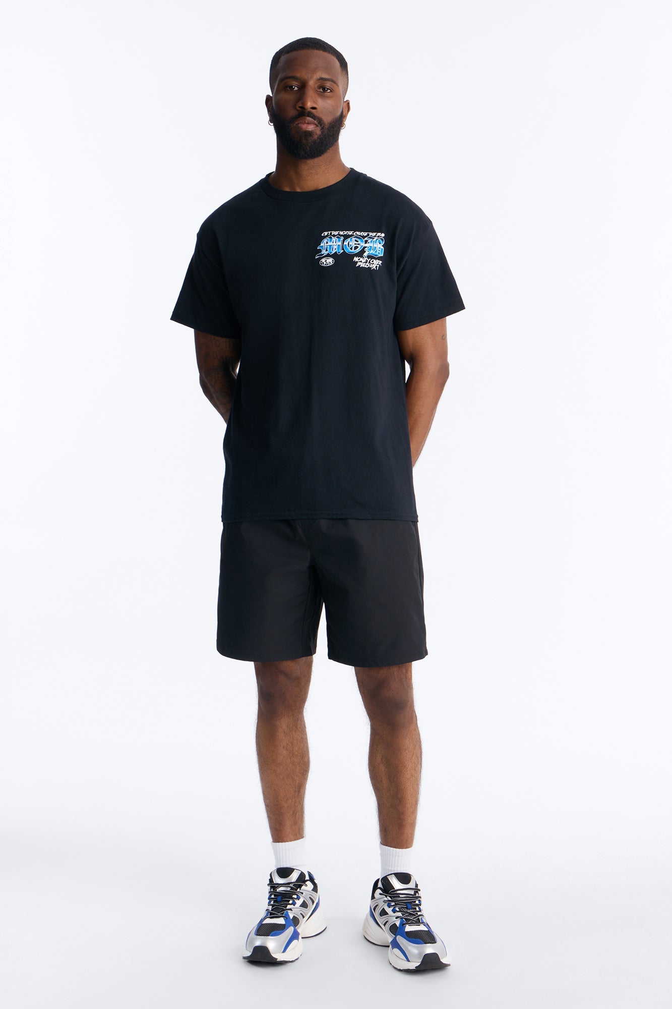 Cut The Noise Oversized Short Sleeve Tee - Black Fashion Nova
