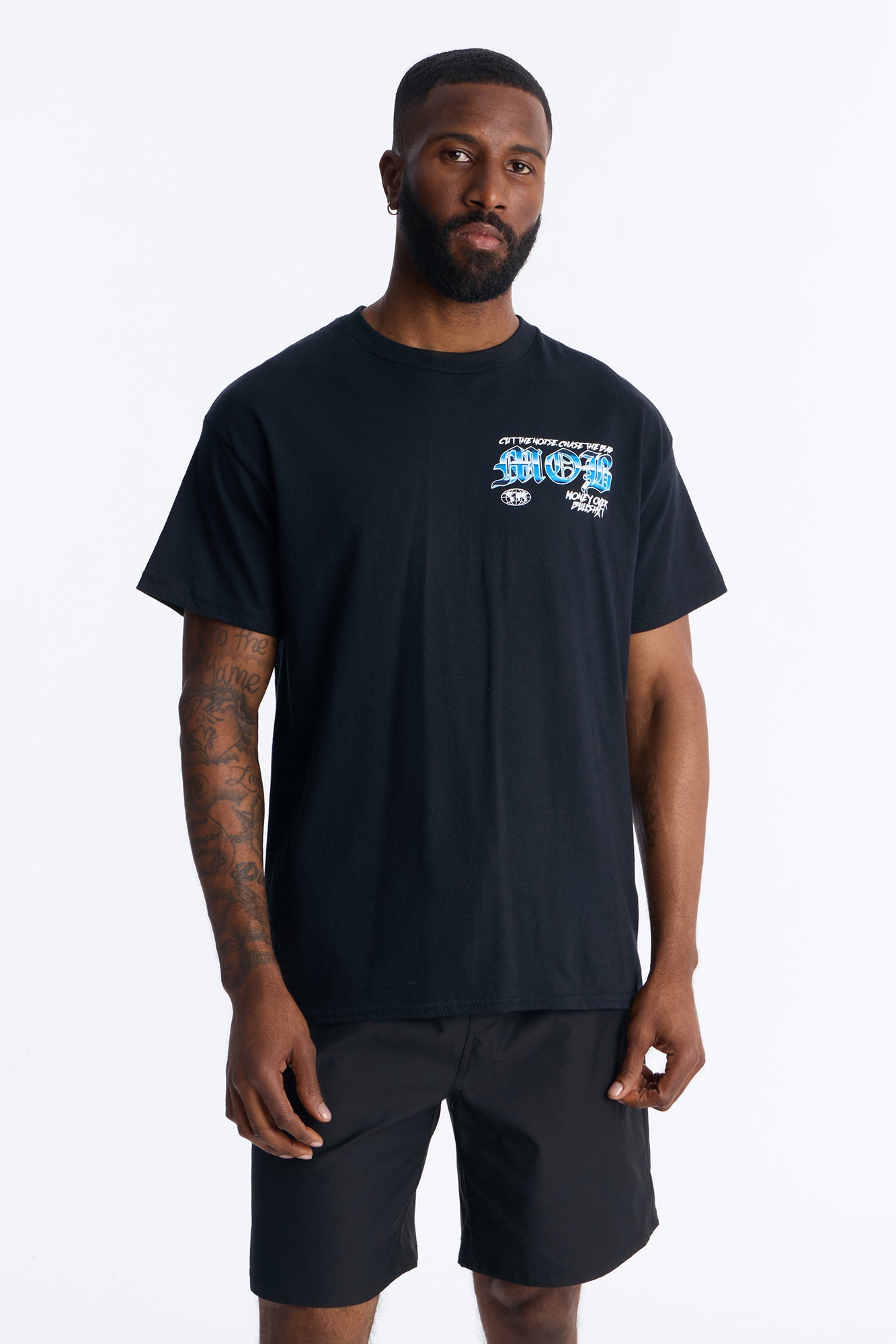 Cut The Noise Oversized Short Sleeve Tee - Black Fashion Nova