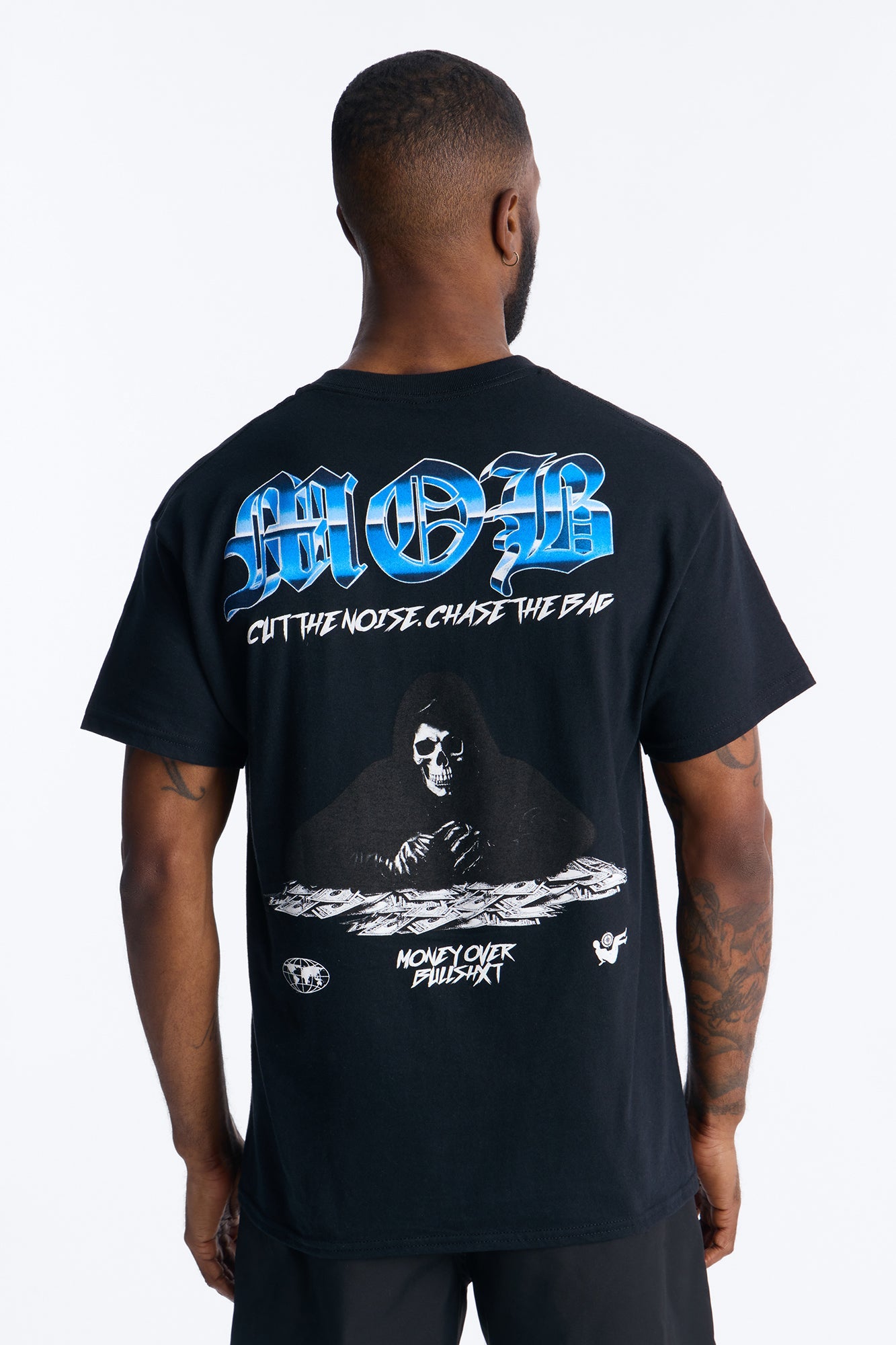 Cut The Noise Oversized Short Sleeve Tee - Black Fashion Nova