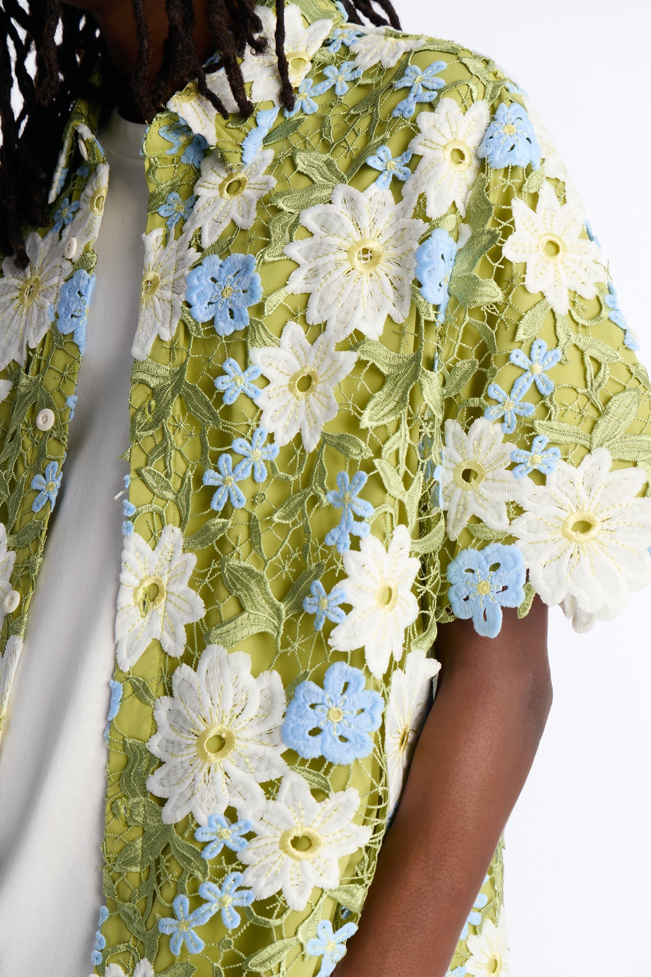 Relaxed Paradise Floral Button Up Shirt - Green Fashion Nova