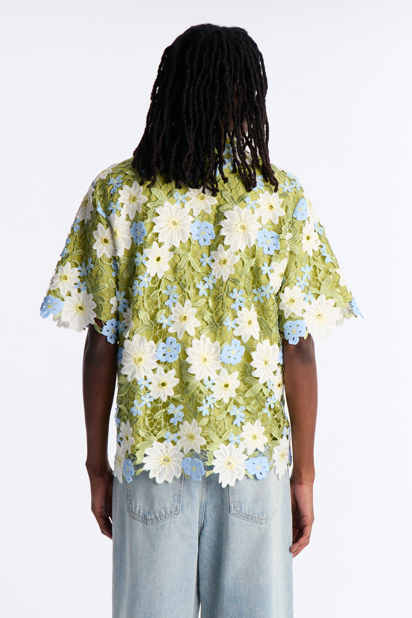Relaxed Paradise Floral Button Up Shirt - Green Fashion Nova