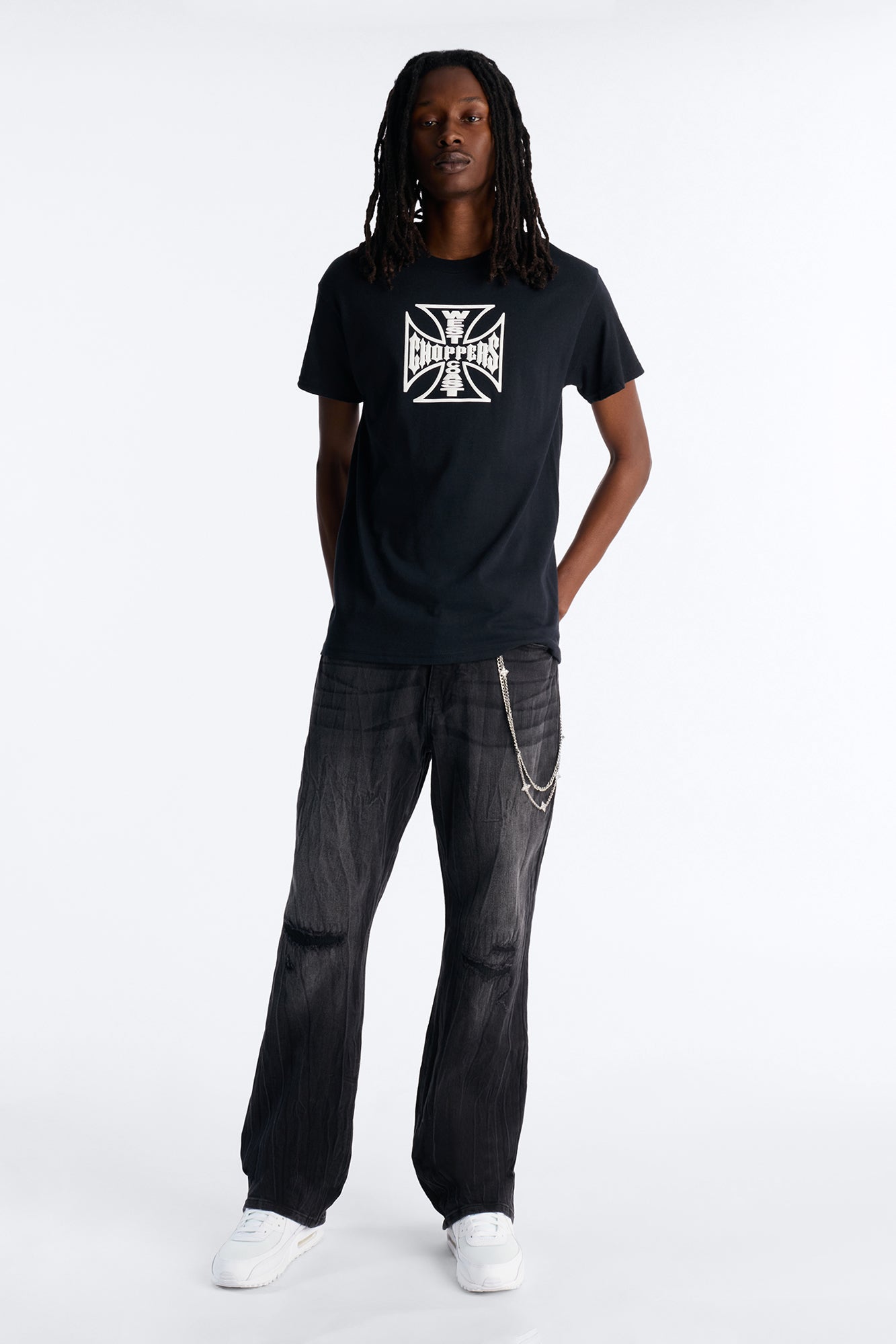 Dreamy Stacked Slim Flare Jeans - Black Wash Fashion Nova