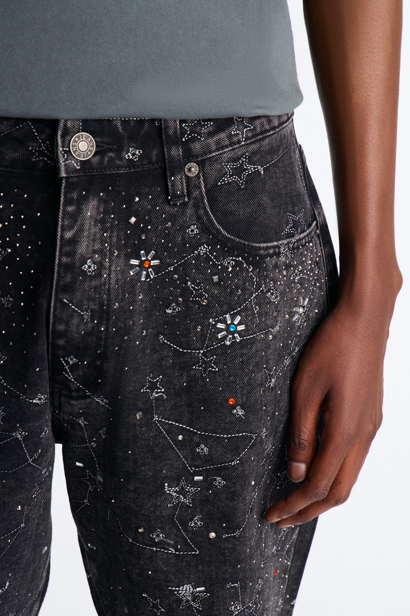 Straight Flare Eclipse Jean - Black Wash Fashion Nova