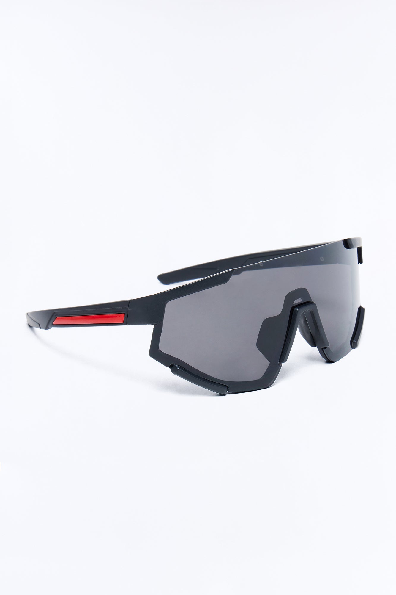 Striving Forward Sport Wrap Sunglasses - Black/Grey Fashion Nova