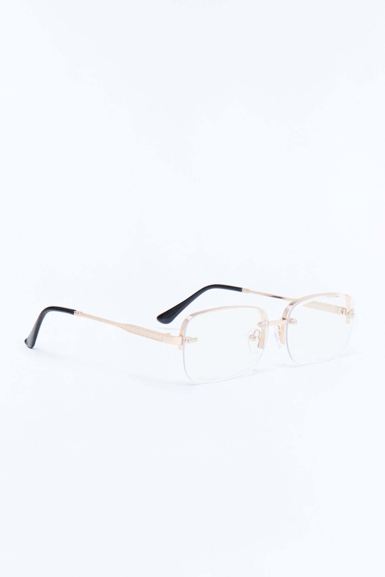 Seeing Double Sunglasses - Clear/Gold Fashion Nova