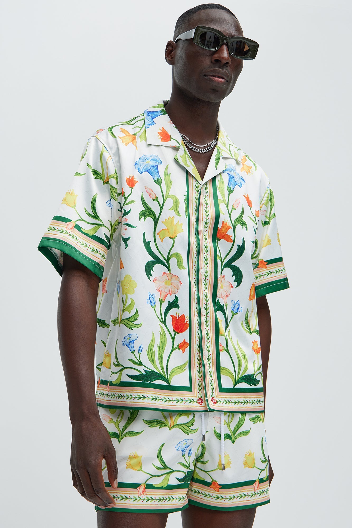 Deer Creek Shirt - White/combo Fashion Nova