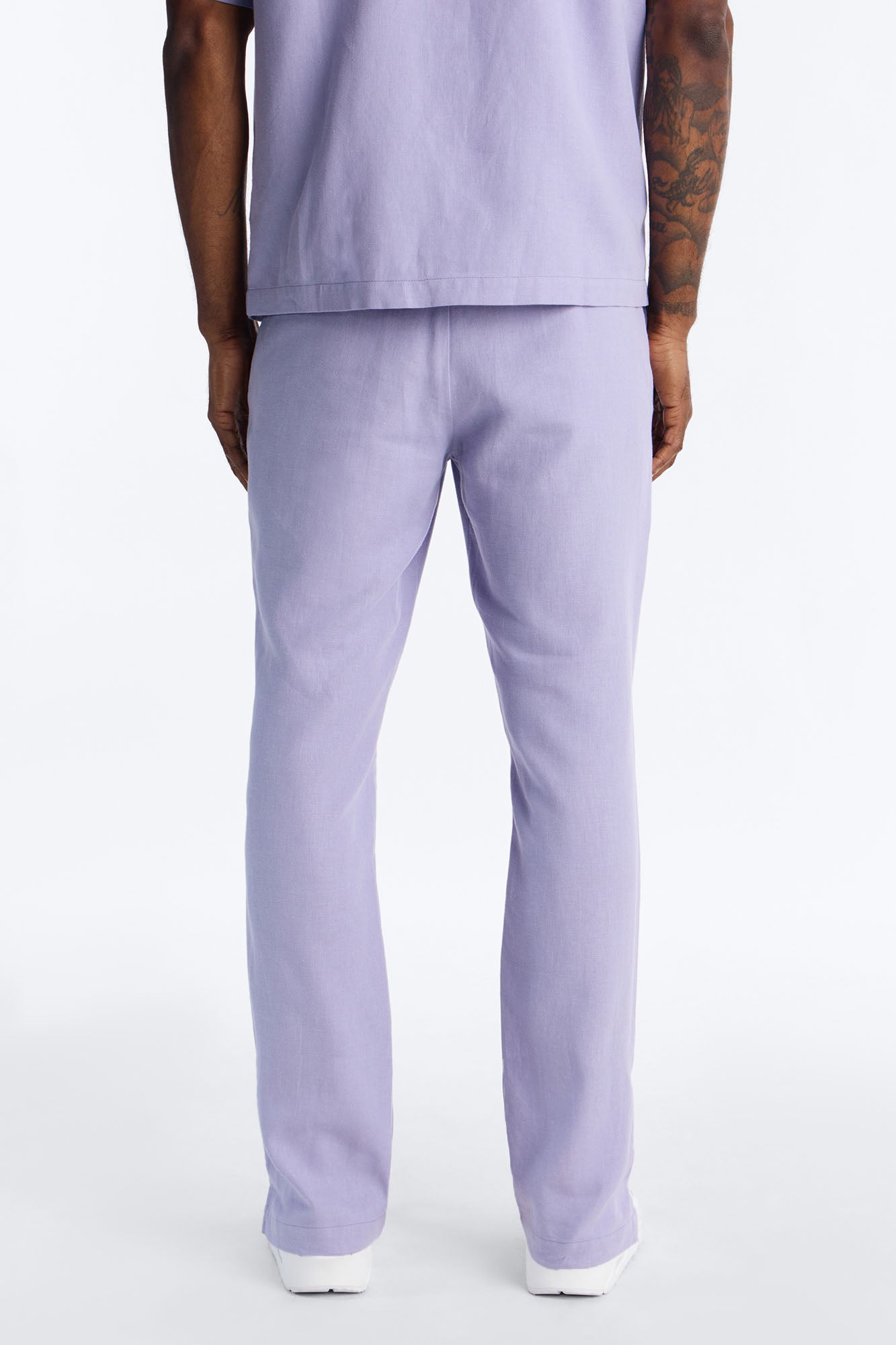 Bahamas Linen Slim Pull On Pants - Lavender Fashion Nova