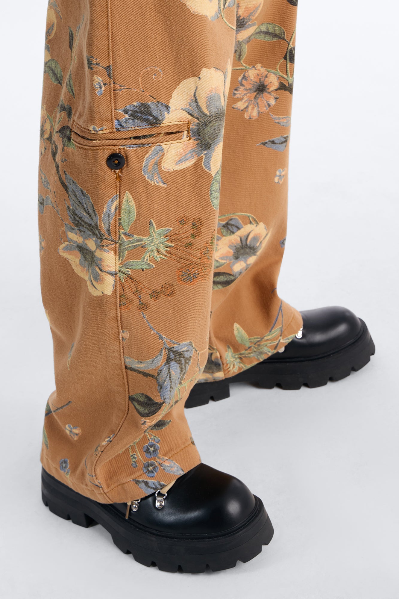 Wide Leg Destiny Flora Pant - Brown Fashion Nova