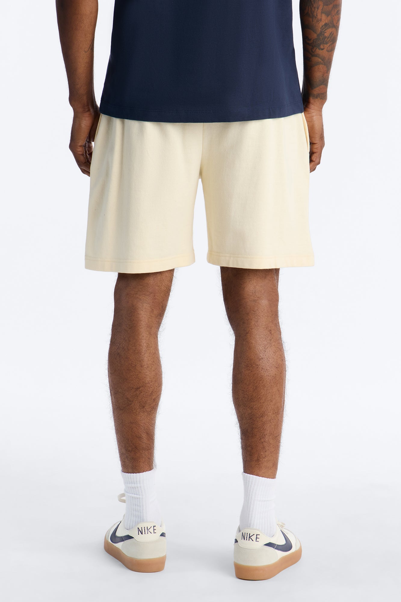 Natural Affinity Sweatshorts - Cream Fashion Nova