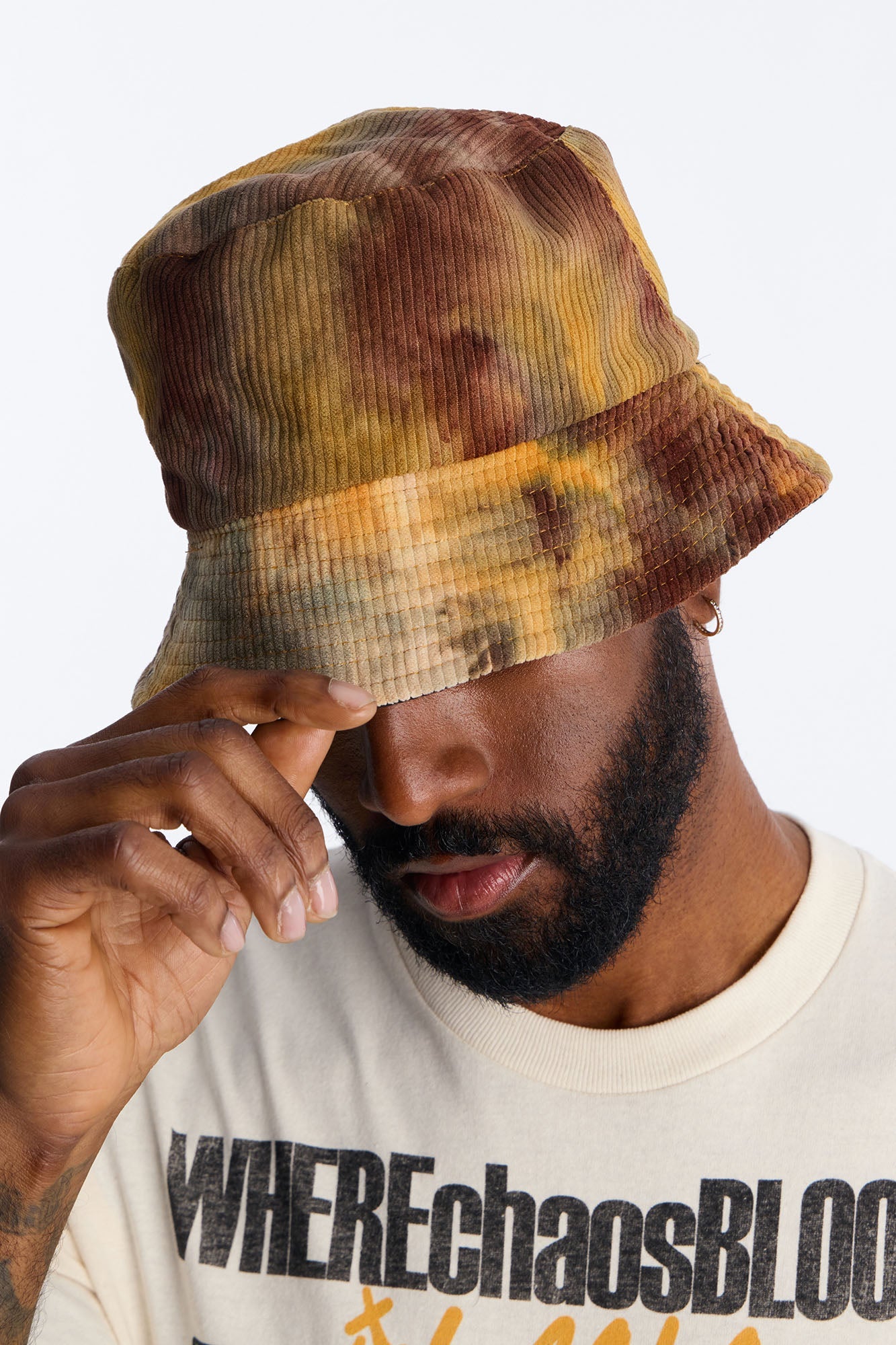 Spilled Over Bucket Hat - Orange Fashion Nova