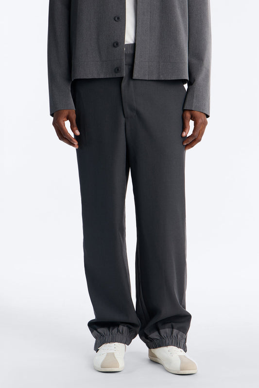 Straight Montalvo Mixed Worlds Trouser - Grey Fashion Nova