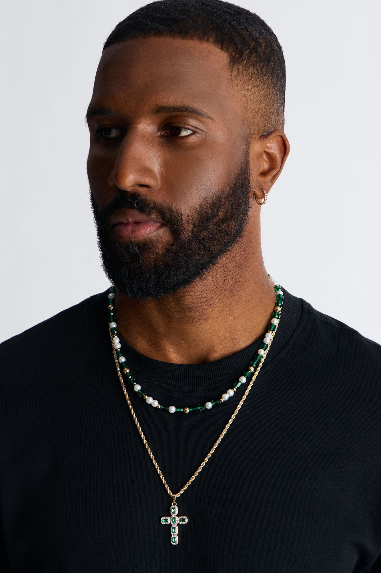Saint Envy Necklace Set - Gold Fashion Nova