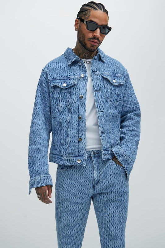 Warsaw Denim Trucker - Light Blue Fashion Nova