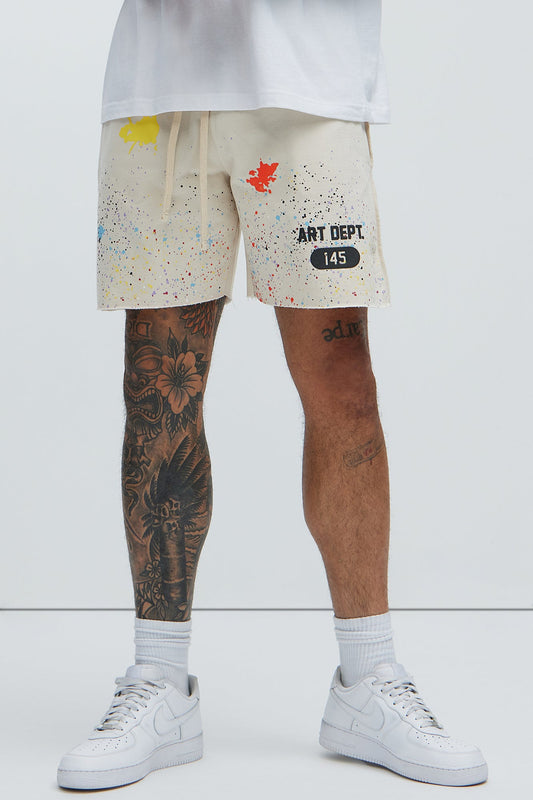 Art Dept Sweatshorts - Tan Fashion Nova