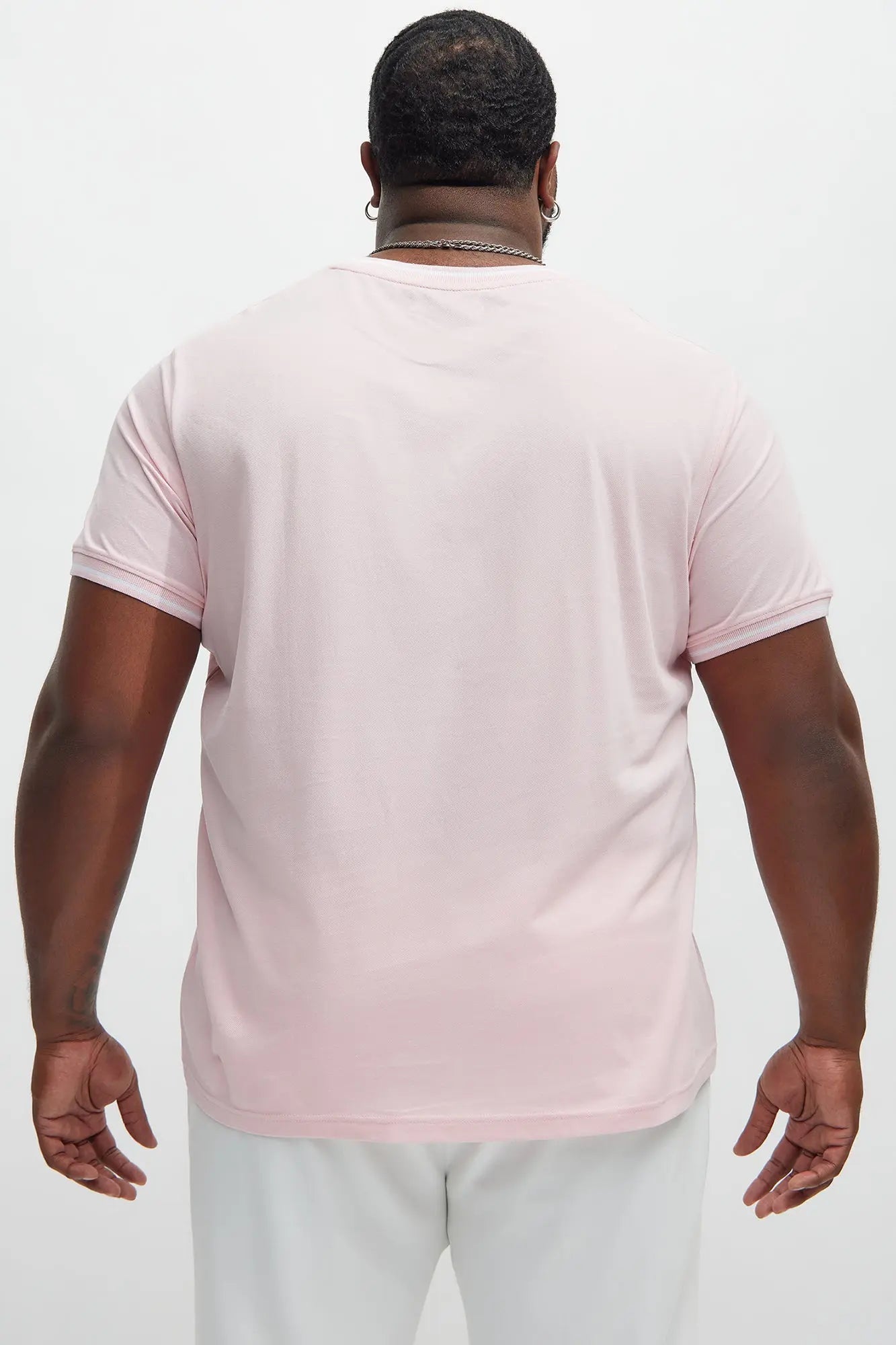 Jaxon Short Sleeve Tee - Pink Fashion Nova