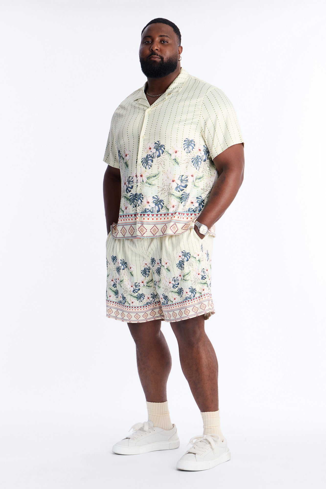 Relaxed Catalina Island Short - Yellow Fashion Nova