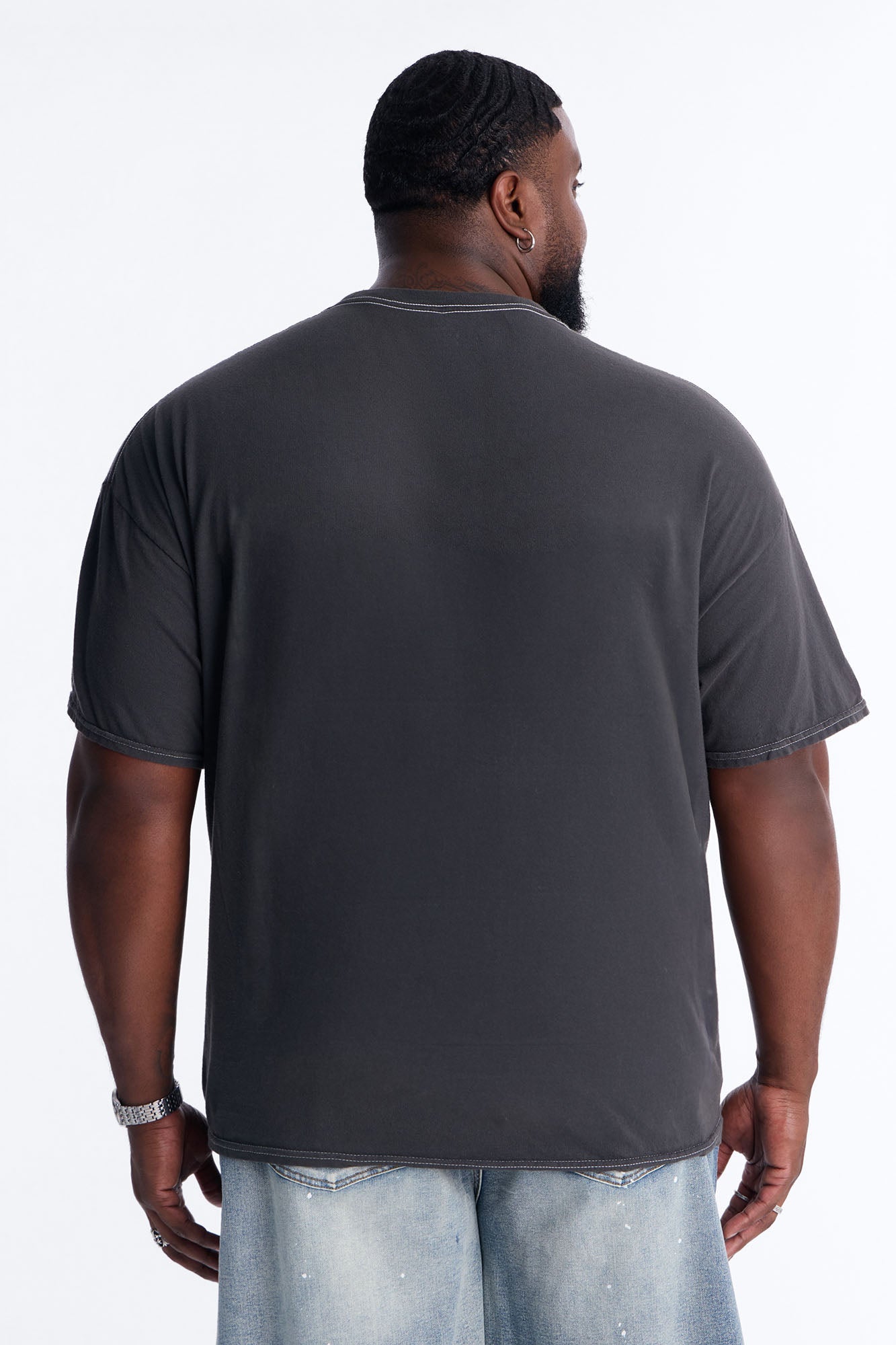 Aaliyah One In A Million Album Short Sleeve Tee - Black Fashion Nova