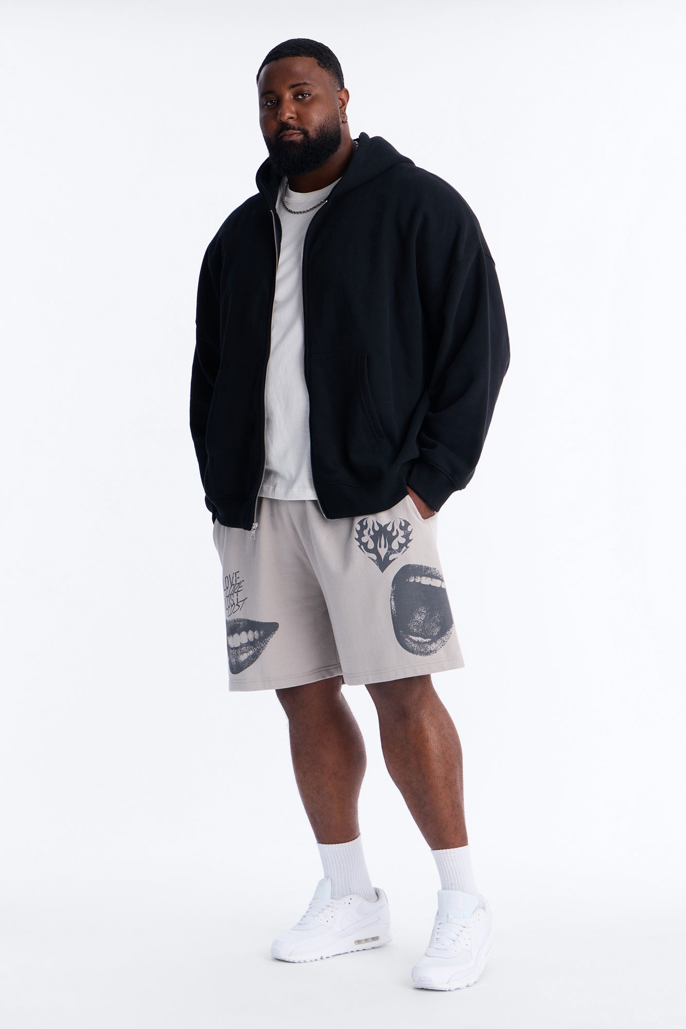 NYC College League Sweatshorts - Black Fashion Nova