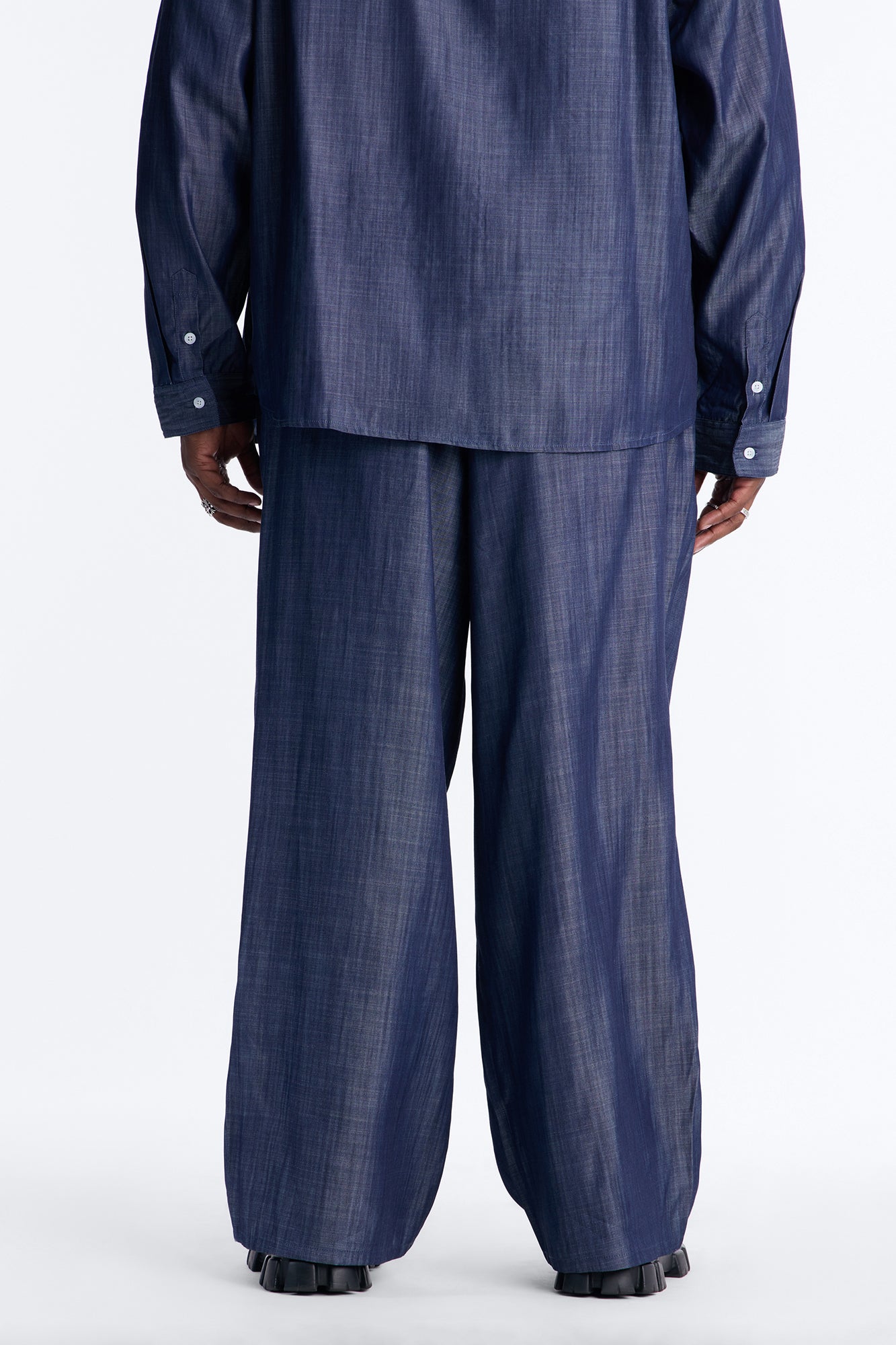 Wide Leg Mercer Gates Pant - Indigo Fashion Nova