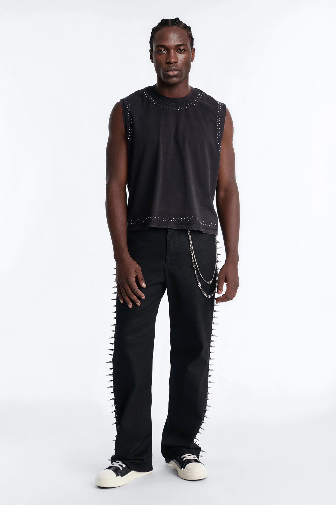 Boxy Cropped Caliber Muscle Tee - Black Fashion Nova