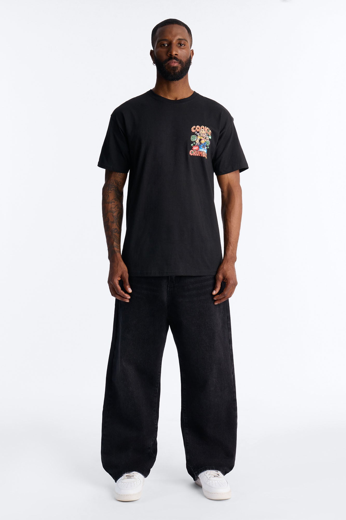 This Way Cookie Crumble Short Sleeve Tee - Black Fashion Nova