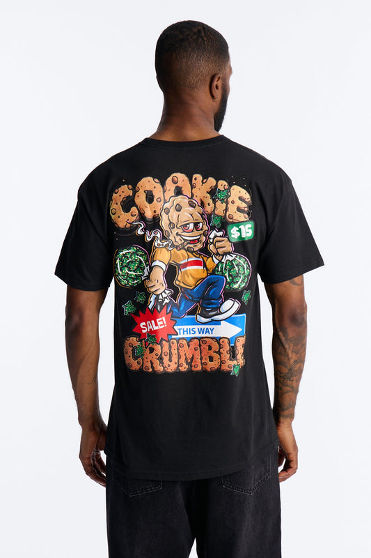 This Way Cookie Crumble Short Sleeve Tee - Black Fashion Nova